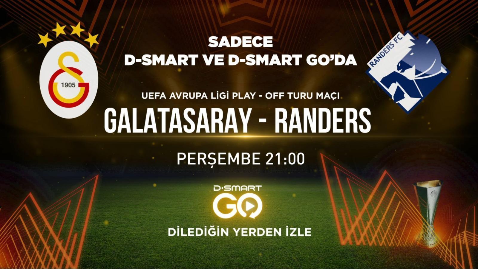 Galatasaray Randers maçı ne zaman saat kaçta Galatasaray Randers rövanş maçı hangi kanalda canlı yayınlanacak