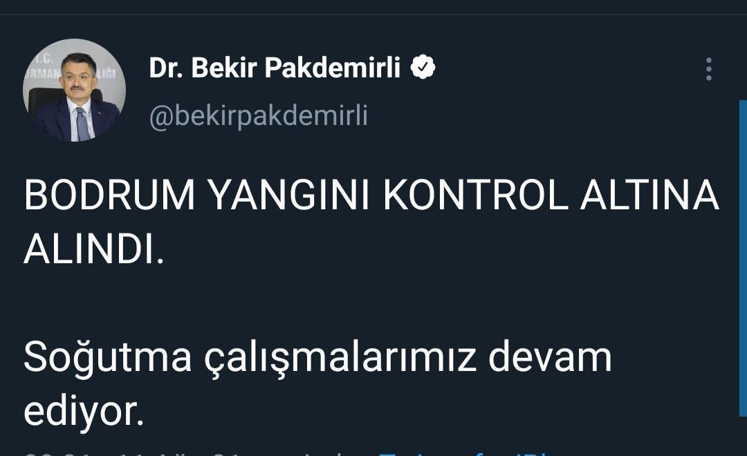 Son dakika: Bodrum yangını kontrol altında Soğutma çalışması yapılıyor