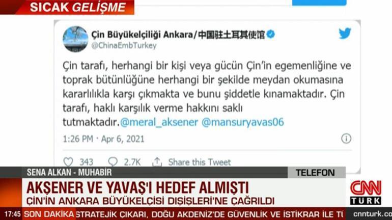 Son dakika... Çinin Ankara Büyükelçisi Dışişlerine çağrıldı
