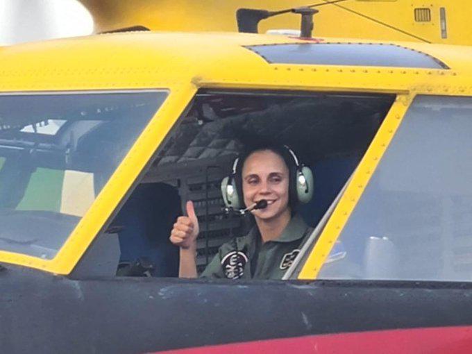 Vefalı İspanyol pilot Pilar Martin, Türkiyede okumuş