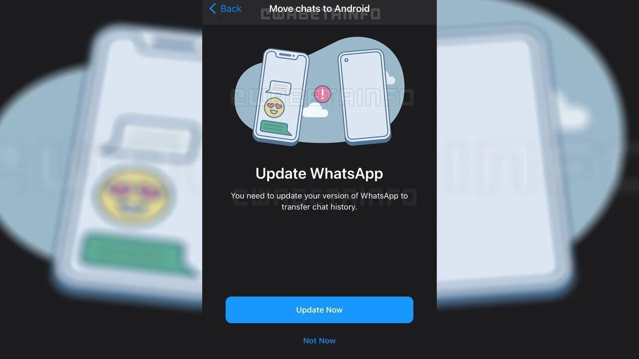 WhatsApp’ta iOS ve Android arasında sohbet geçmişi aktarılabilecek