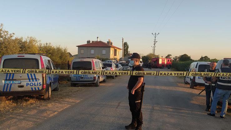 Konyadan kan donduran haber Bir evde 7 kişinin cesedi bulundu