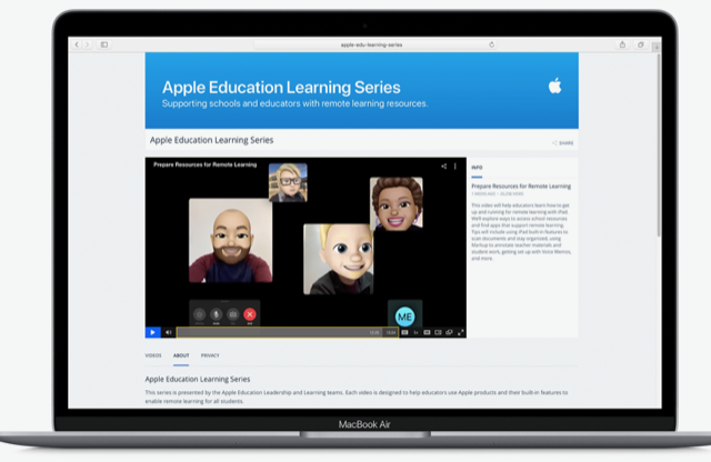 Appledan öğrenci ve öğretmenlere özel eğitim kaynakları