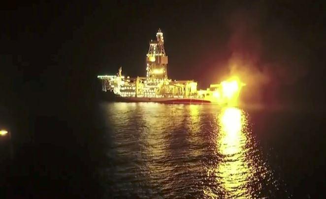Karadenizde keşfedilen doğal gaz yakıldı Cumhurbaşkanı Erdoğandan önemli açıklamalar
