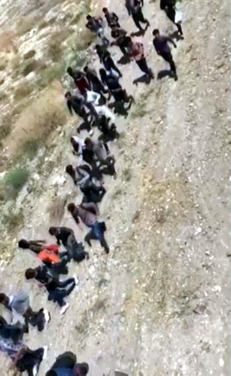 Son dakika: Vanda topluca ilerleyen 113 Afgan göçmen yakalandı