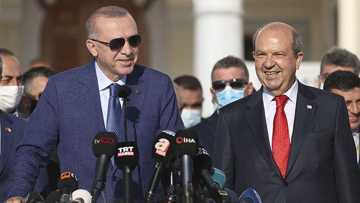 . Cumhurbaşkanı Erdoğan KKTCde: Yeni bir dönem var... NATO, ABD ve Türkiye...