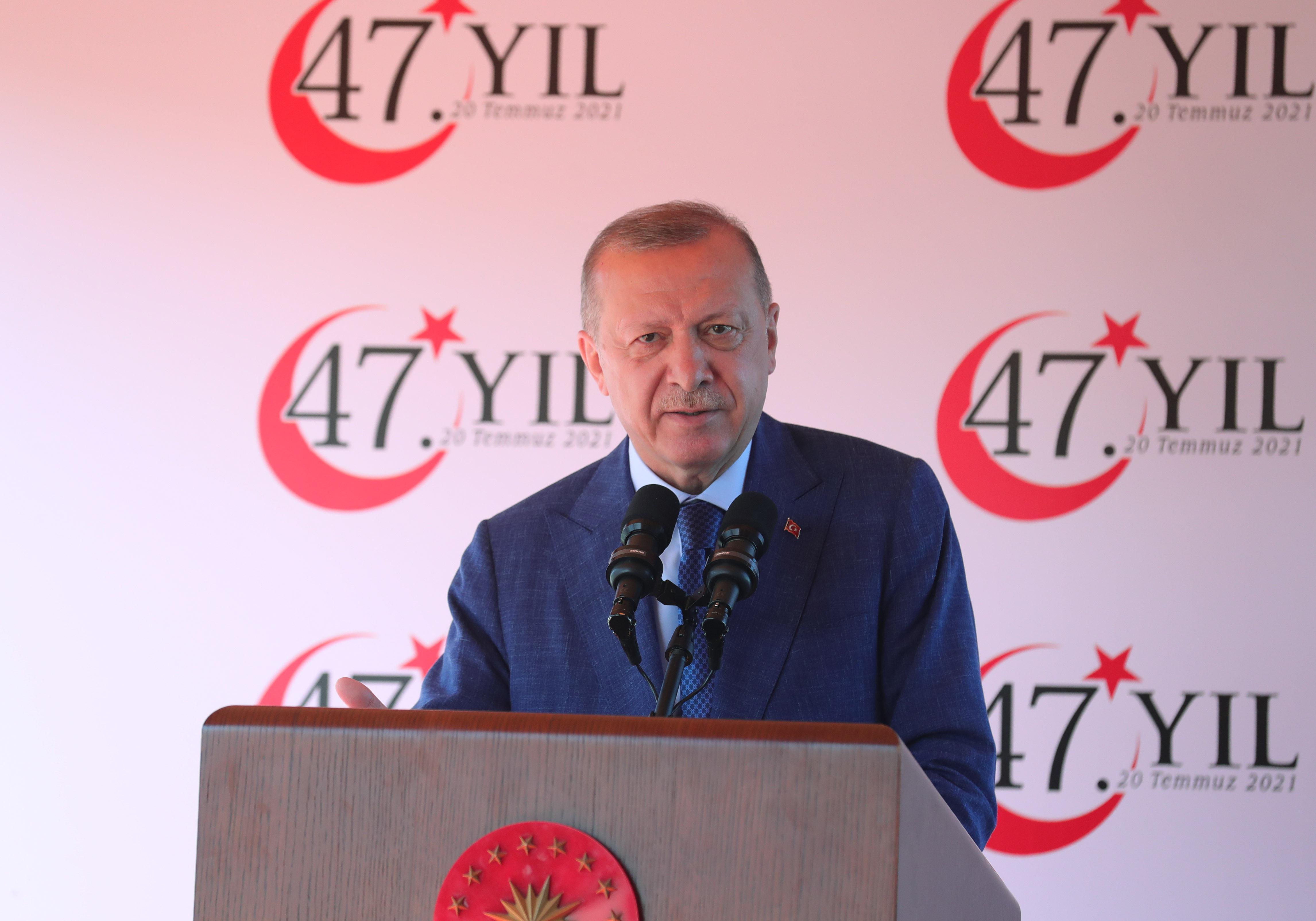 Son dakika: Cumhurbaşkanı Erdoğan KKTCde ABye sesleniyorum diyerek duyurdu: Siz sözünüzü tuttunuz mu