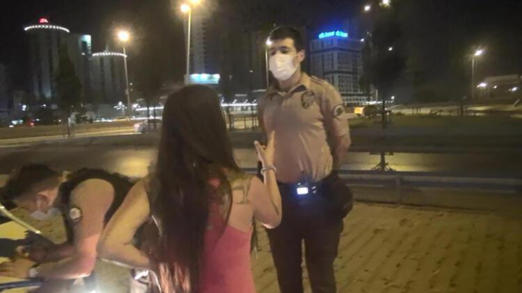 Son dakika: İstanbulda genç kadın polislere zor anlar yaşattı