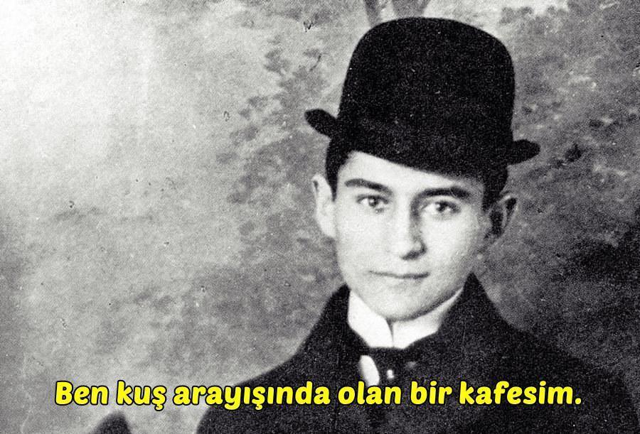 Franz Kafka sözleri: Aşk, Dava, Dönüşüm Franz Kafka (Resimli, anlamlı ve kısa)