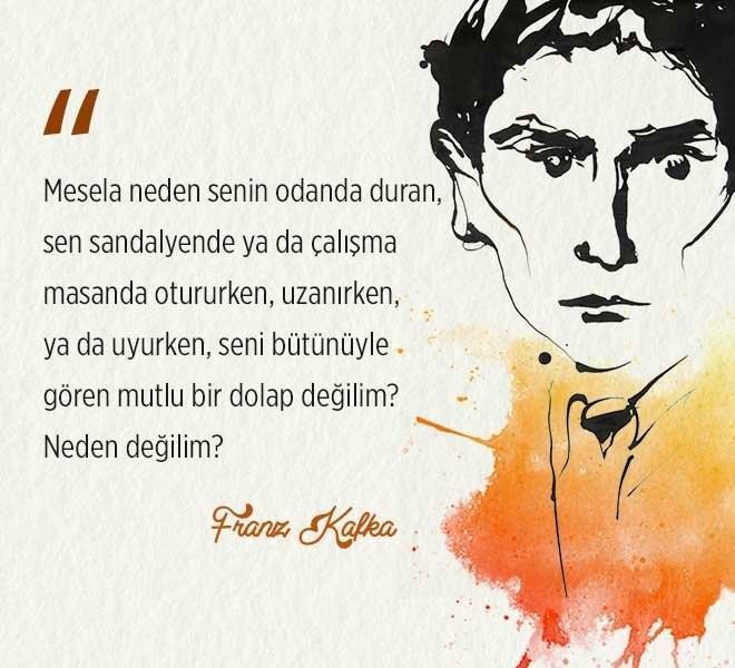 Franz Kafka sözleri: Aşk, Dava, Dönüşüm Franz Kafka (Resimli, anlamlı ve kısa)