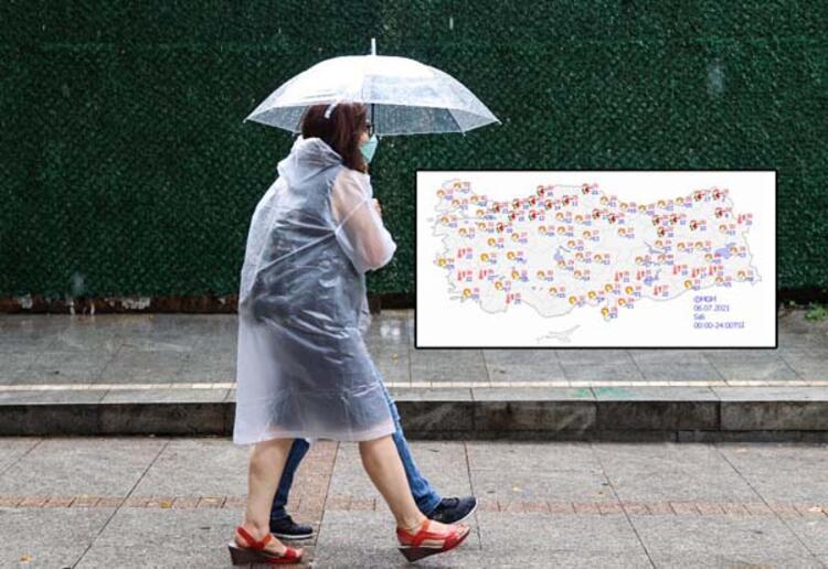 Hava durumu uyarısı Sıcaklık düşecek, sağanak yağış geliyor İstanbullular dikkat