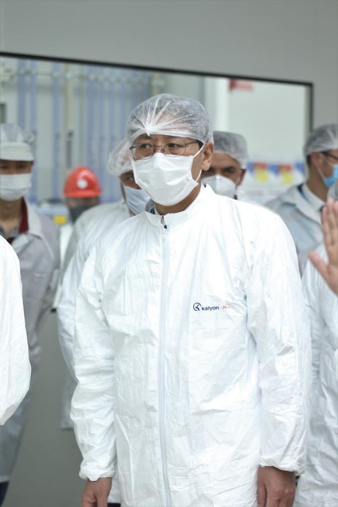 Çin Ankara Büyükelçisi, Kalyon Güneş Teknolojileri Fabrikası’nı ziyaret etti