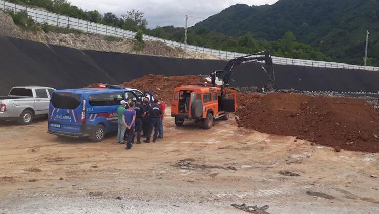 Trabzonda katı atık tesisinde korkunç şüphe Ekipler harekete geçti, inceleme başlatıldı