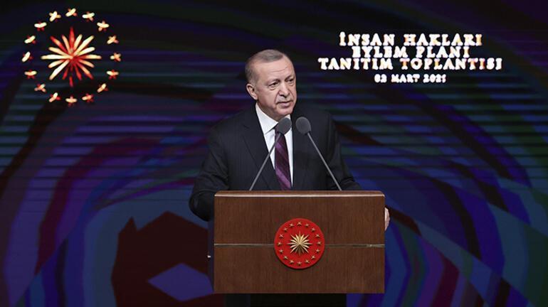 Son dakika: Cumhurbaşkanı Erdoğan, İnsan Hakları Eylem Planını açıkladı: 11 ilke, 9 amaç