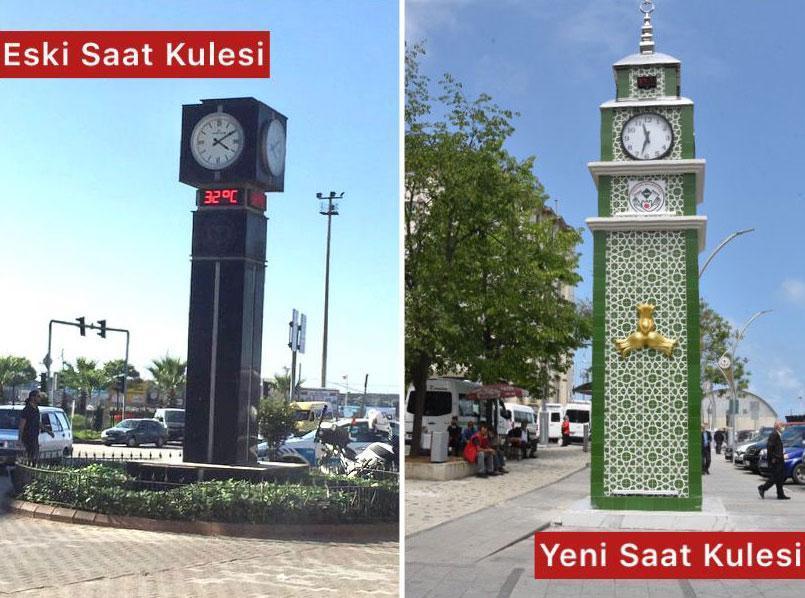 Sosyal medyada çok tartışılmıştı Giresun Belediyesi’nden saat kulesi açıklaması