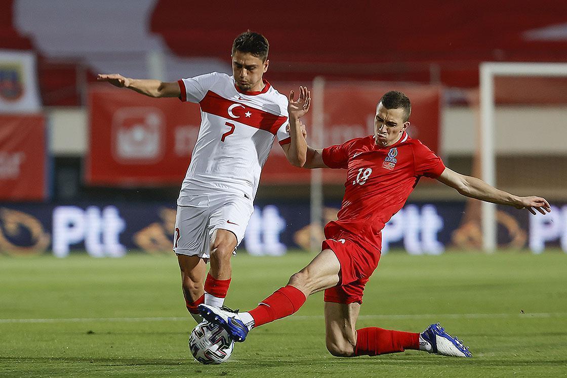 A Milli Takım, hazırlık maçında Azerbaycanı 2-1 mağlup etti