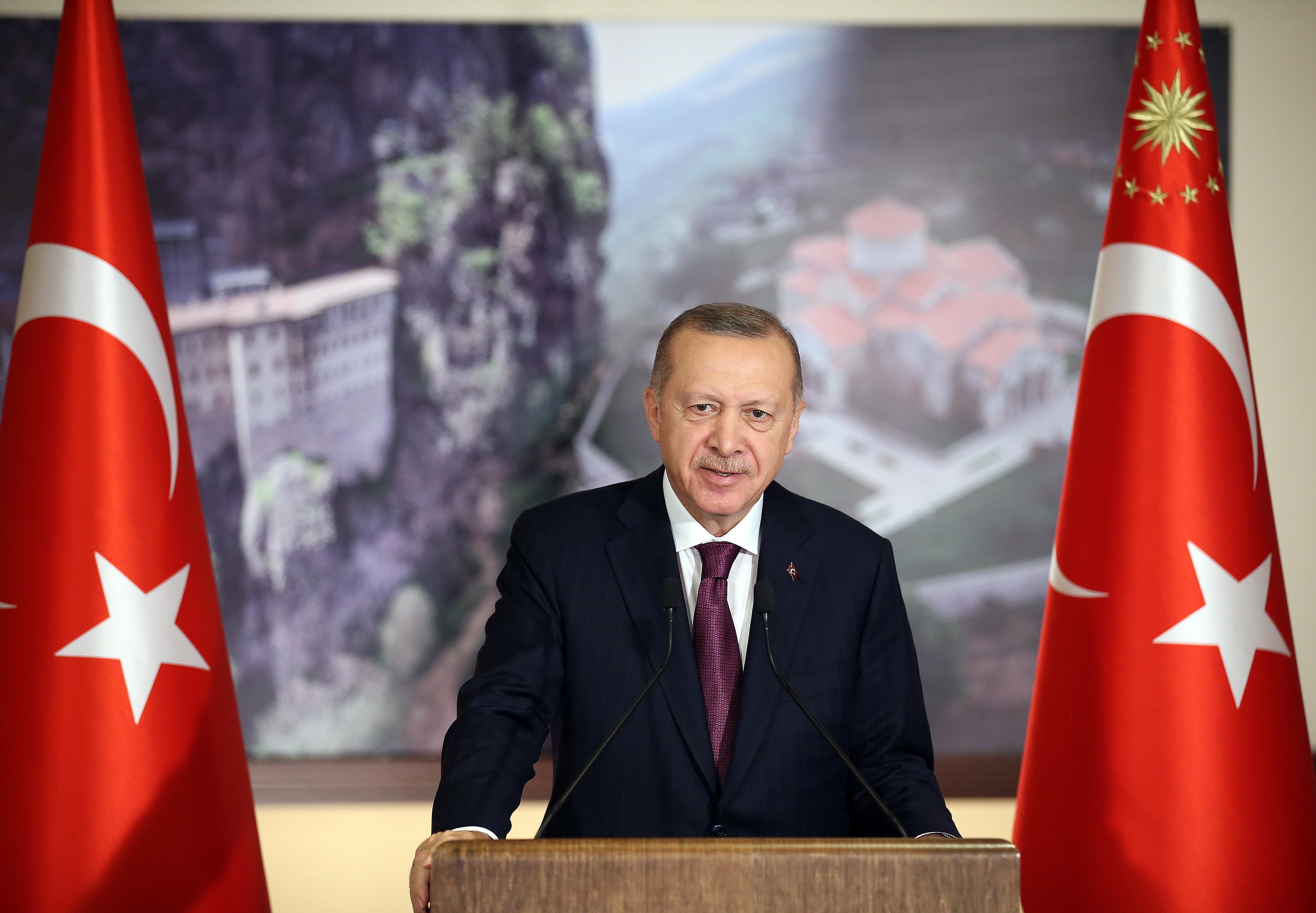 Sümela ve Ayasofya açıldı Erdoğandan önemli açıklamalar