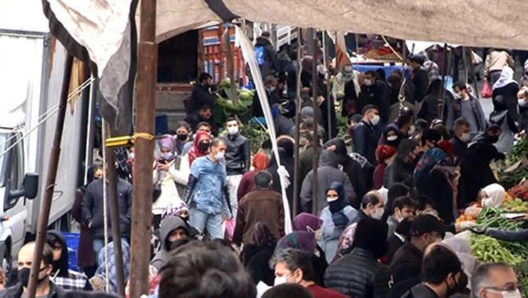 Yasak öncesi İstanbulda pazarlarda son durum