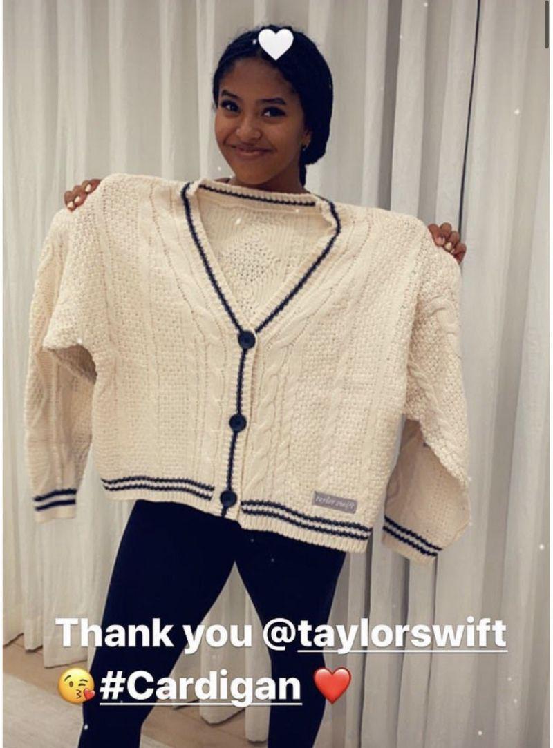 Taylor Swift, Kobe Bryantın kızına hırka gönderdi