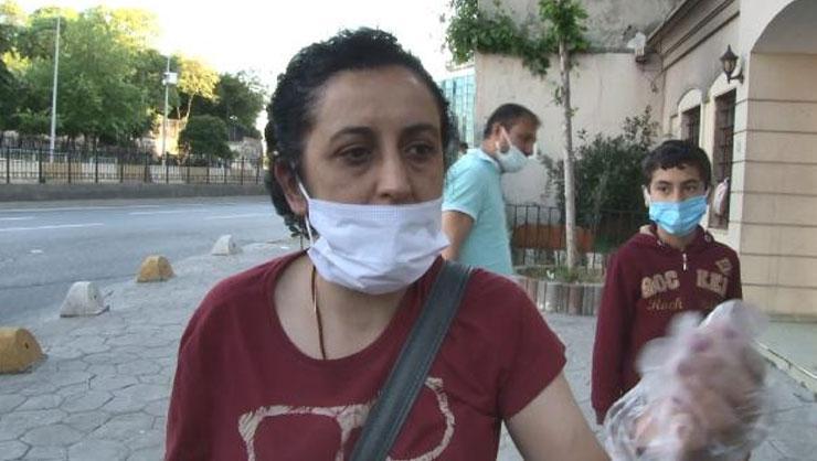İstanbulda yüzü örtülü gizemli kadın 5 gündür oturduğu yerden kalkmadı