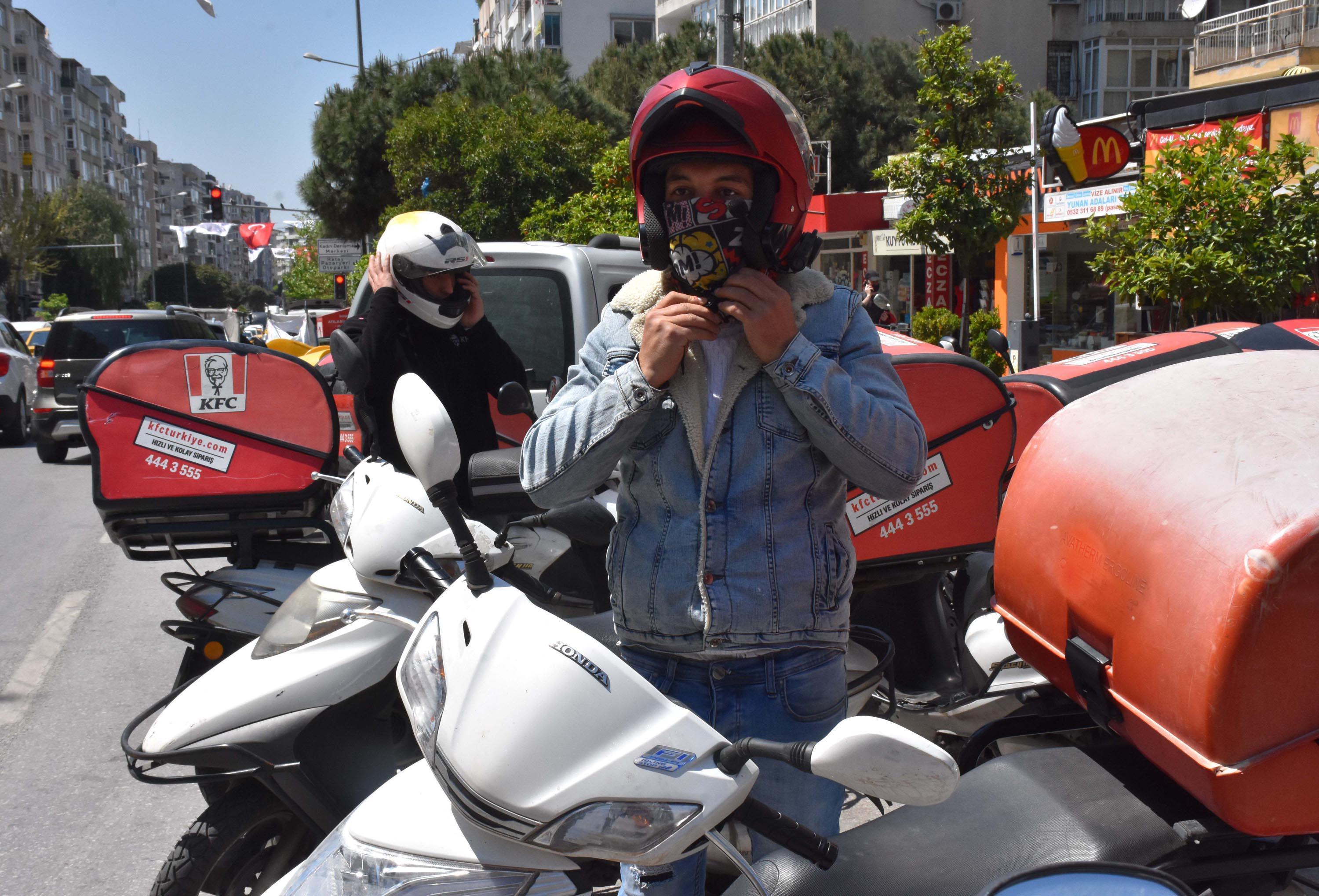 Pandeminin gözde mesleği olan motorlu kuryelerin aylık maaşı 6 bin lira Mühendisler bile işe girdi