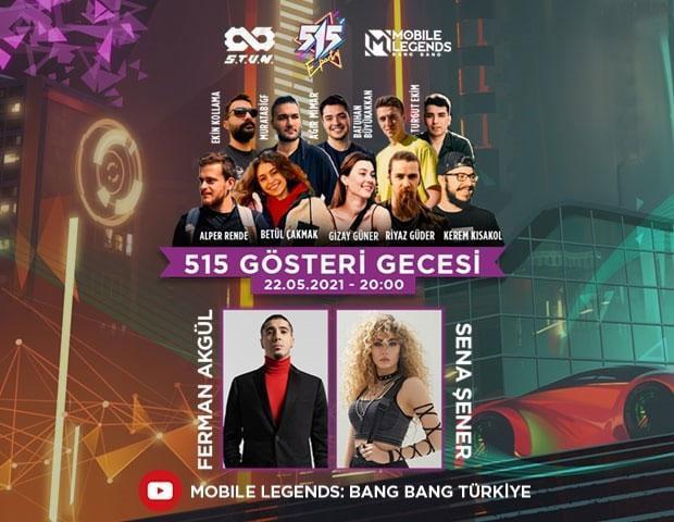 Mobile Legends: Bang Bang’in 515 Gösteri Gecesi’ne sayılı günler