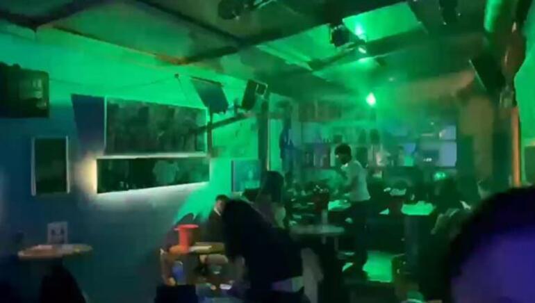 İstanbulda pes dedirten görüntü Lokantayı gece kulübüne çevirmişler