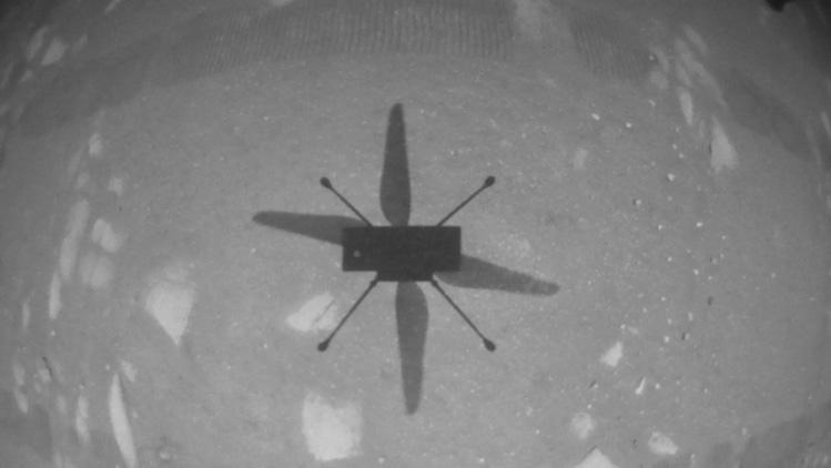 NASAdan tarihi anları böyle paylaştı Marsta ilk helikopter uçuşu gerçekleşti...