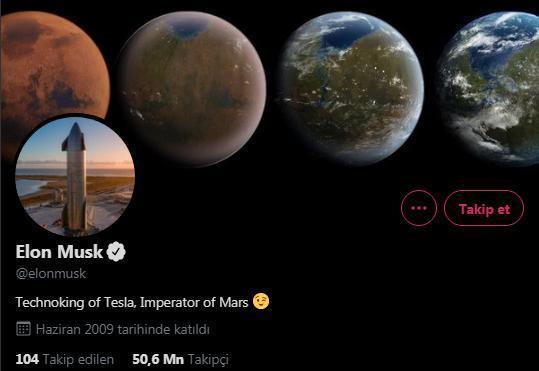Elon Musk kendini Marsın imparatoru ilan etti