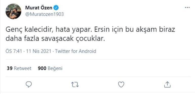 Erzurum-Beşiktaş maçına damga vuran an Ersin Destanoğlu...