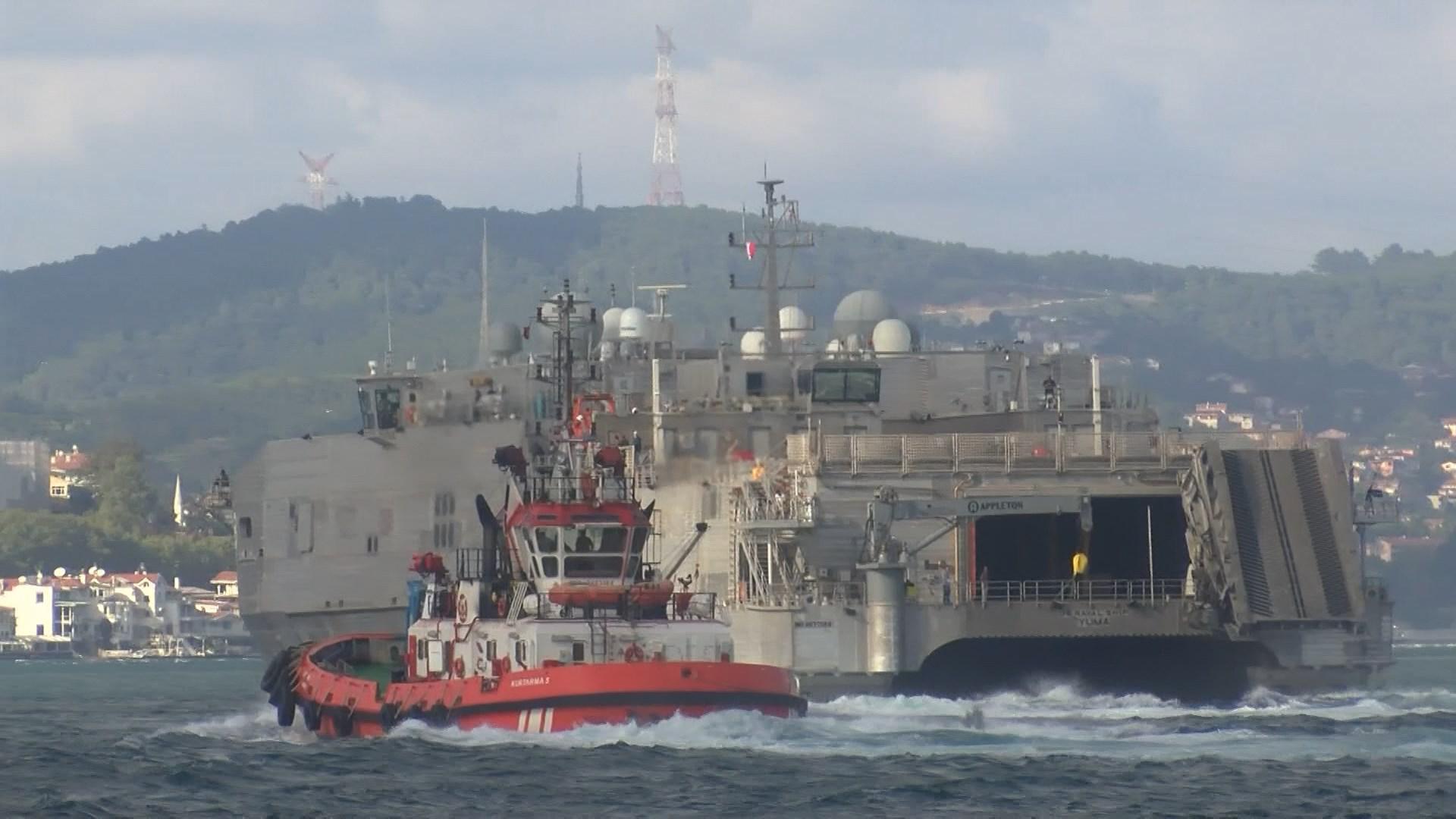 ABDnin bir donanma gemisi daha Karadenizde
