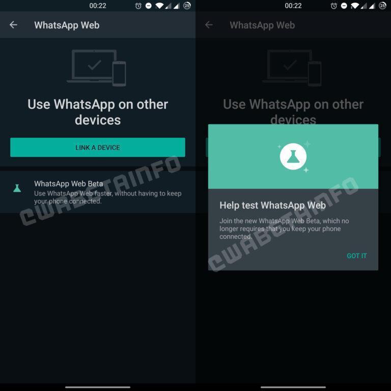 WhatsAppa çoklu cihaz desteği geliyor