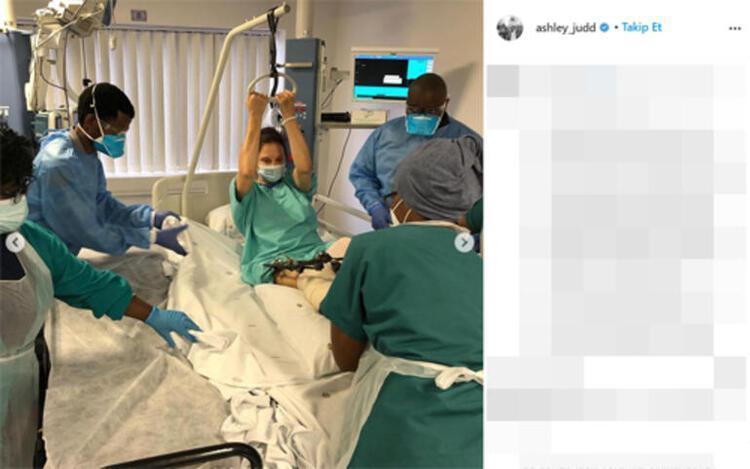 55 saatte hastaneye ulaştırılan Ashley Juddun son durumu