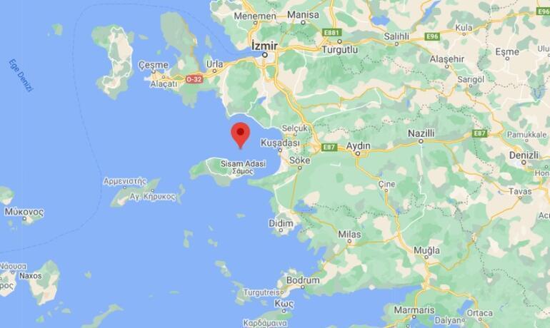 İzmirde 4.8 büyüklüğünde deprem oldu