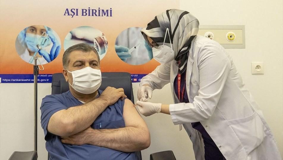 Erdoğan, Koca, Akşener ve Bahçeliye ikinci doz aşı yapılacak