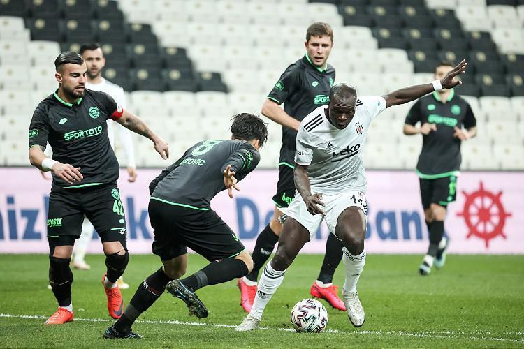 Beşiktaş, sahasında Konyasporu 1-0 yendi