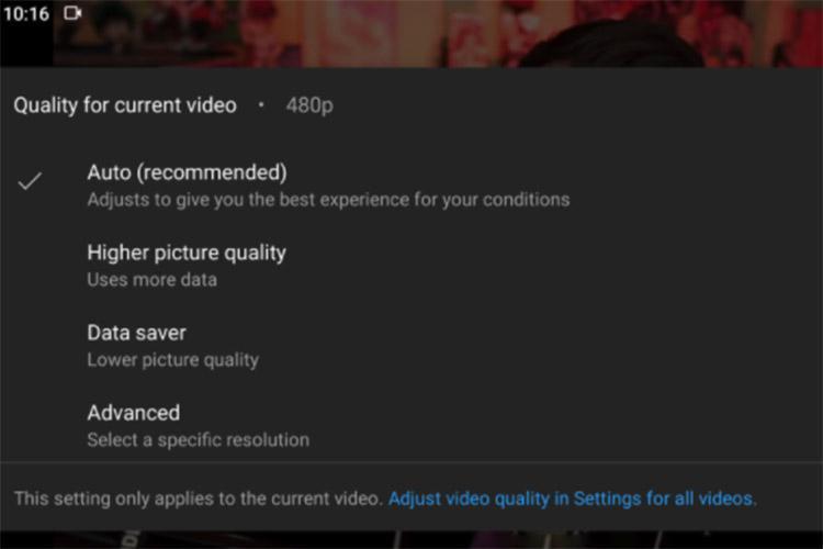YouTube görüntü kalitesi ayarlama sistemini değiştirebilir
