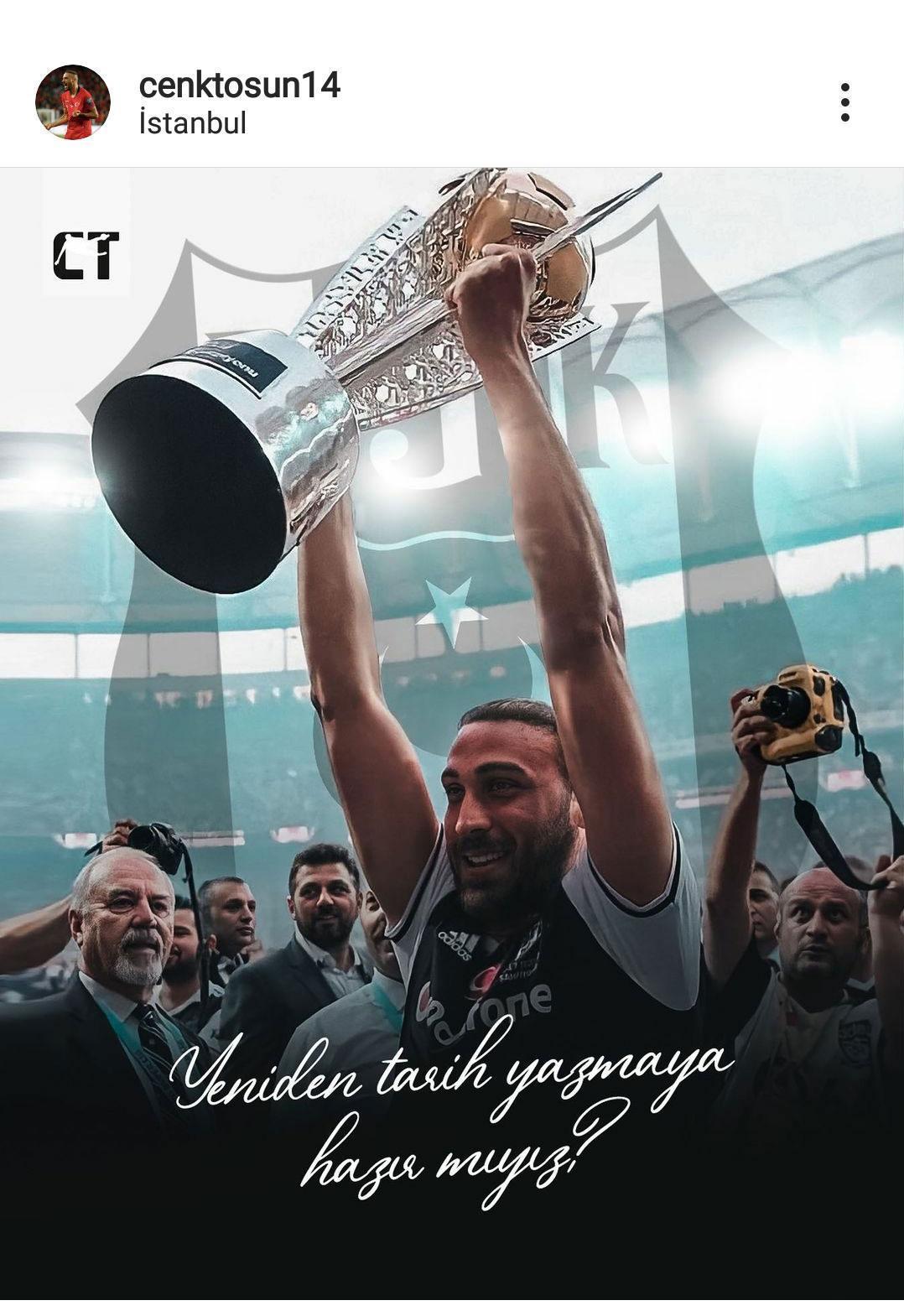 Cenk Tosun’dan Beşiktaş paylaşımı: Yeniden tarih yazmaya hazır mıyız