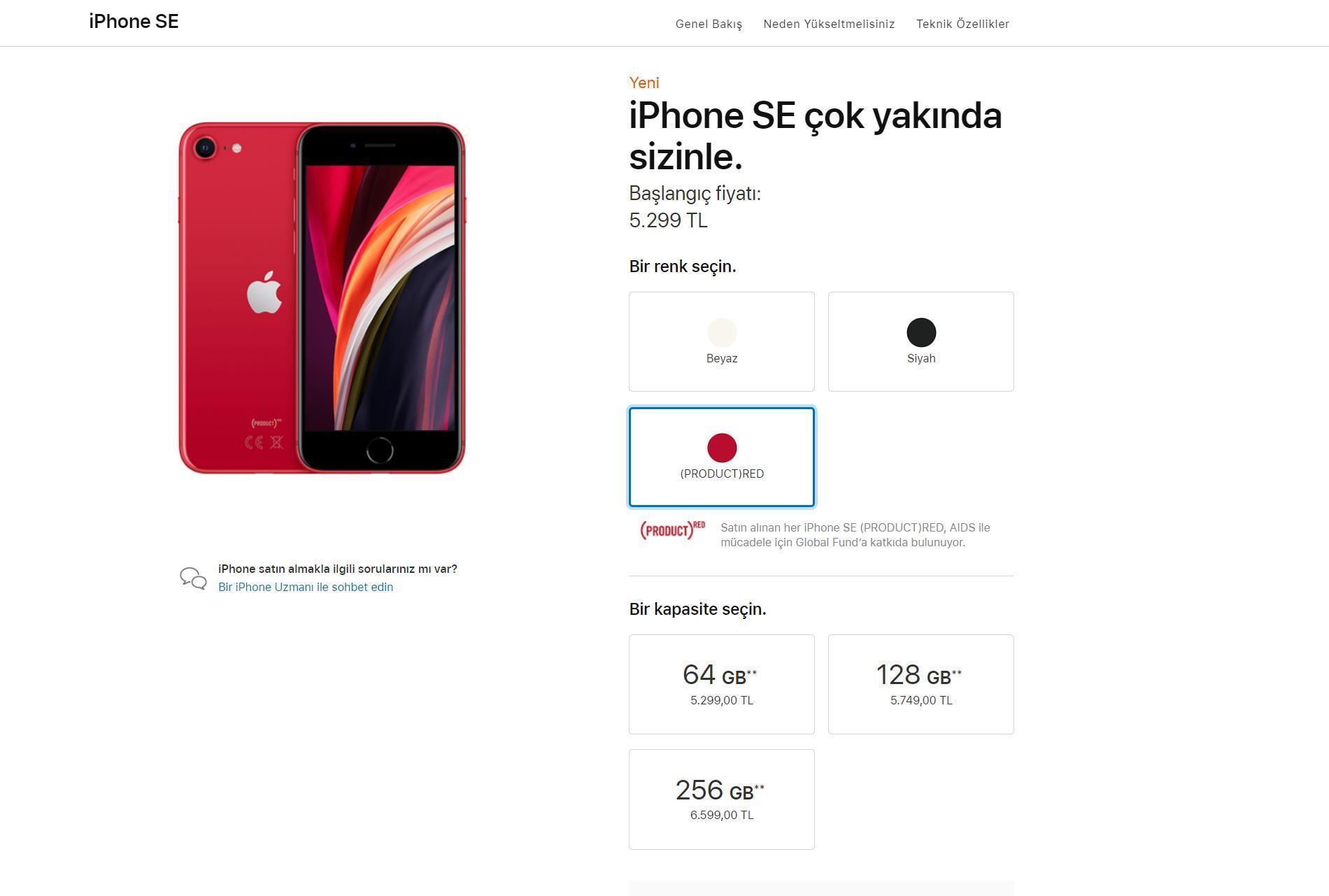 iPhone SE 2020 tanıtıldı: İşte fiyatı ve özellikleri