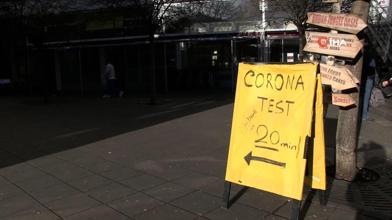 Almanyada restoran ve kafeler corona virüs test merkezine dönüştürüldü