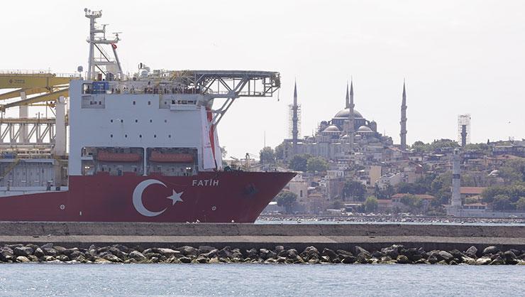 Fatih sondaj gemisinin Karadeniz seferi başladı
