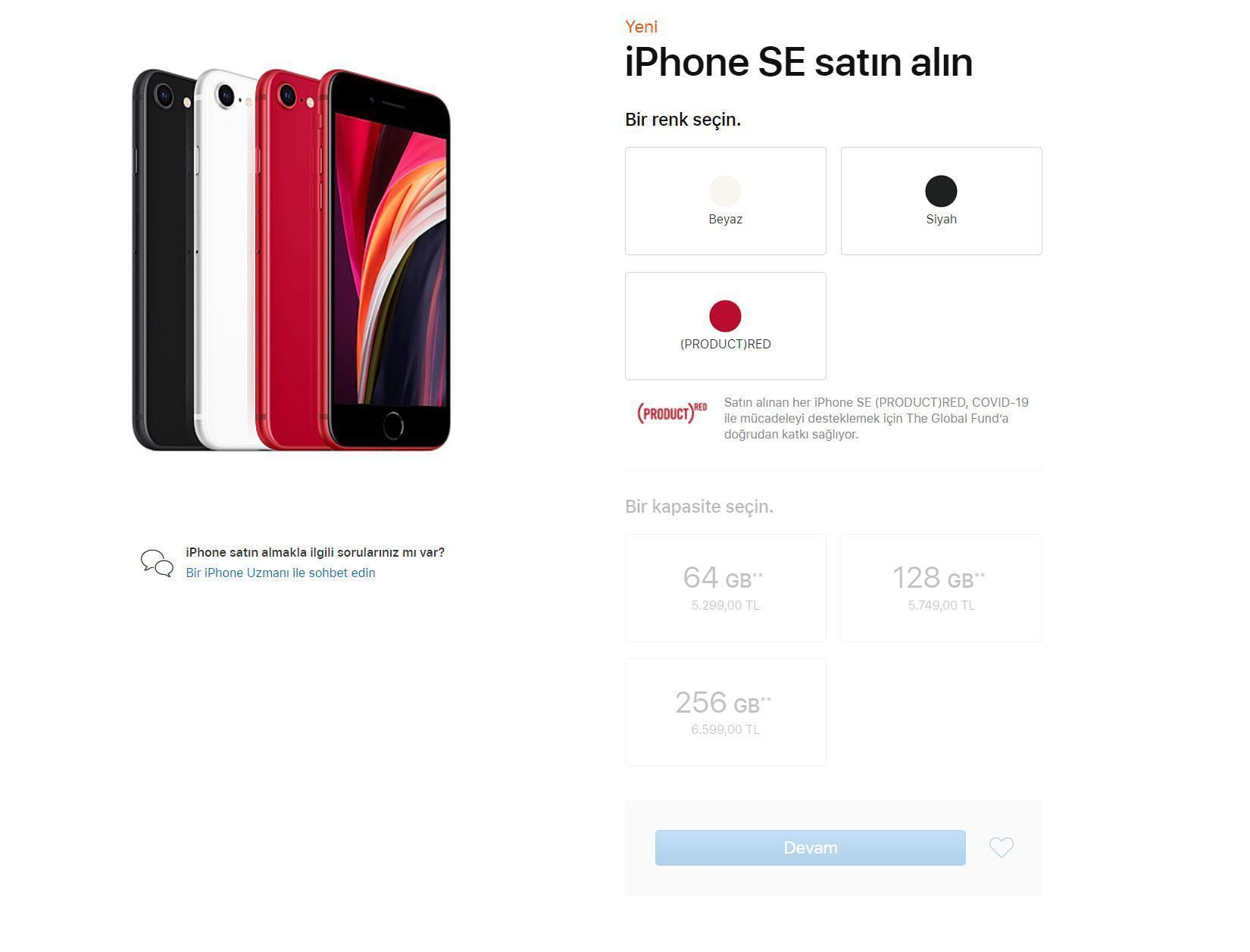 iPhone SE 2020 Türkiye’de satışa çıktı