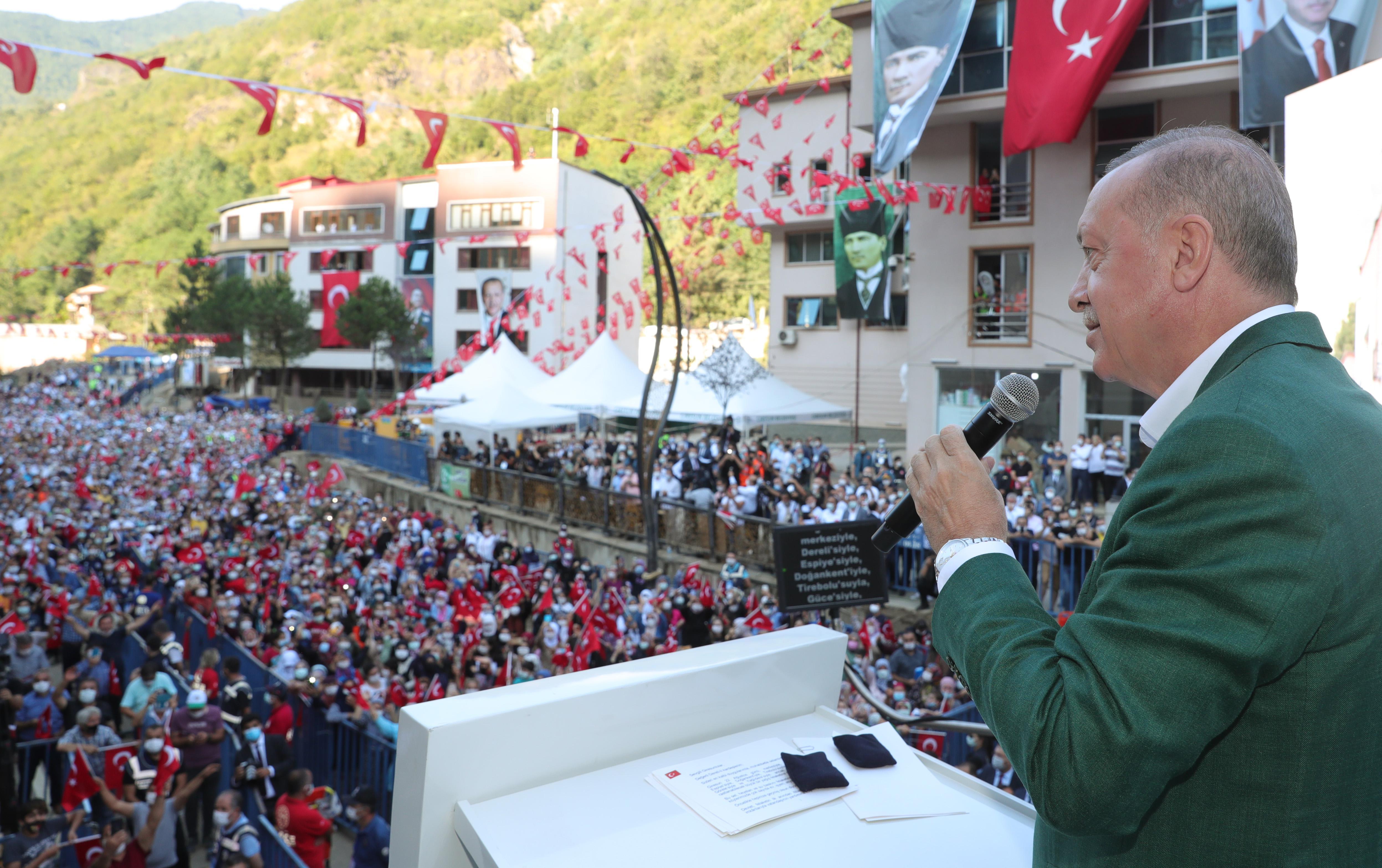 Erdoğandan Giresunda önemli açıklama: 50 bin lira hibe verilecek
