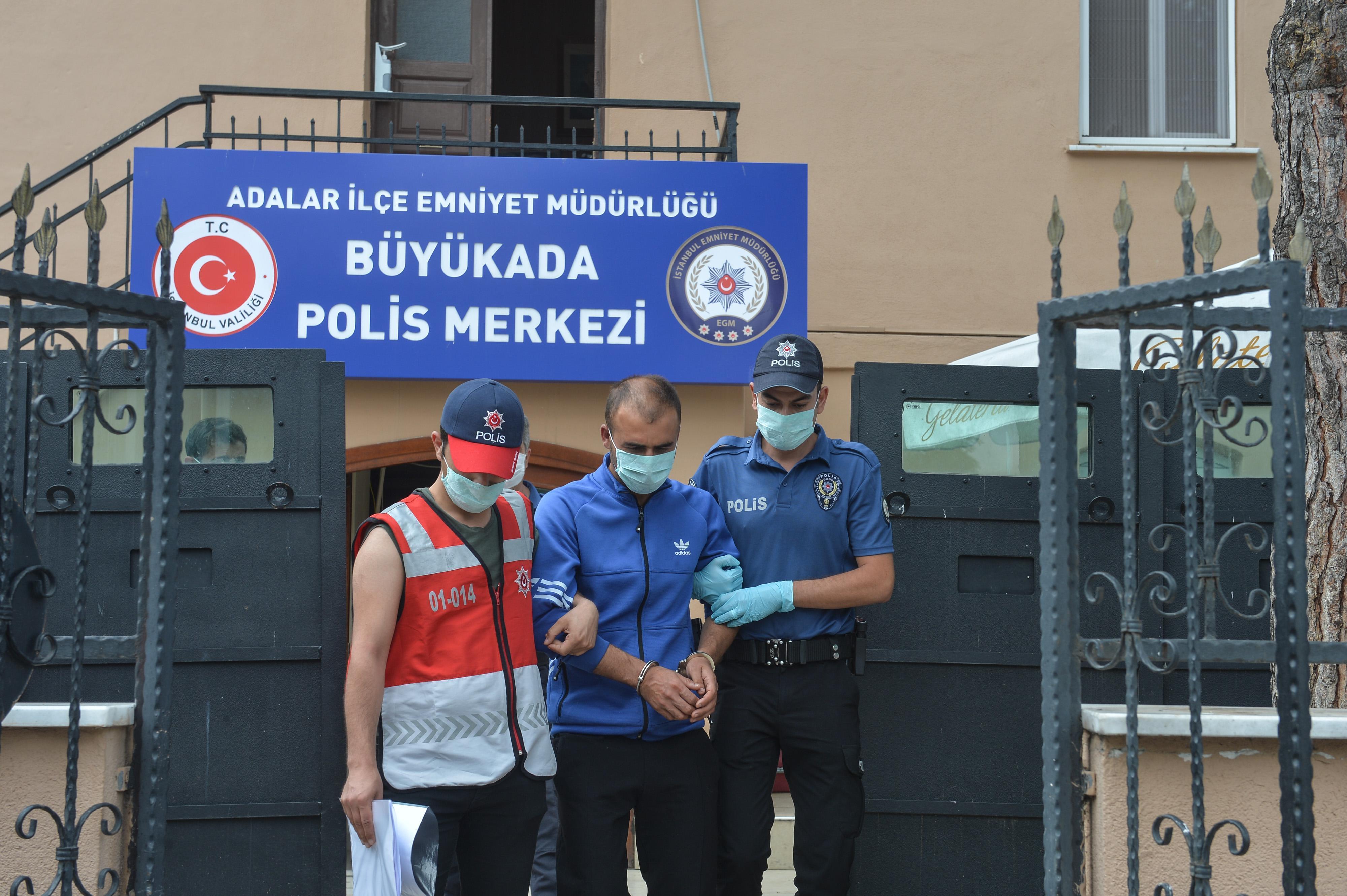 Heybeliadada yangın çıkaran Sedat D. tutuklandı Suç kaydı kabarık