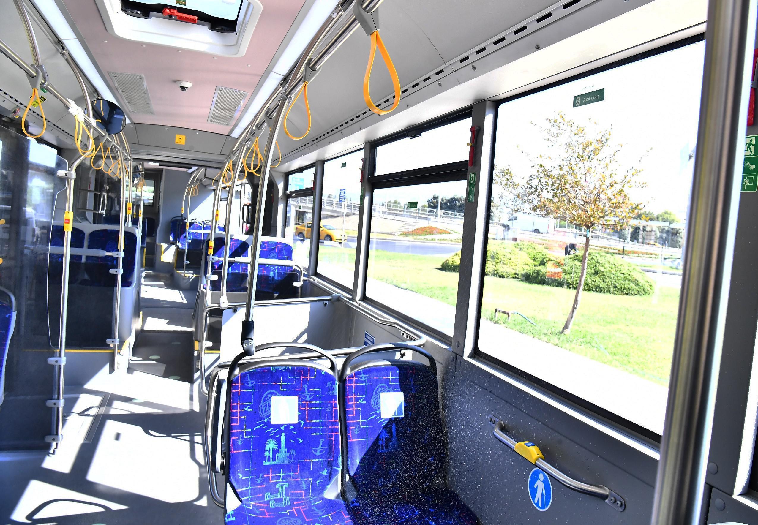 Corona savar otobüs dünyada ilk kez İzmirde kullanılıyor