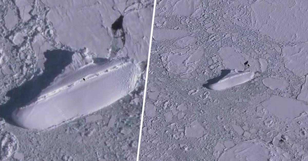 Google Earth kullanıcıları Antarktika kıyılarında gizemli bir gemi buldu