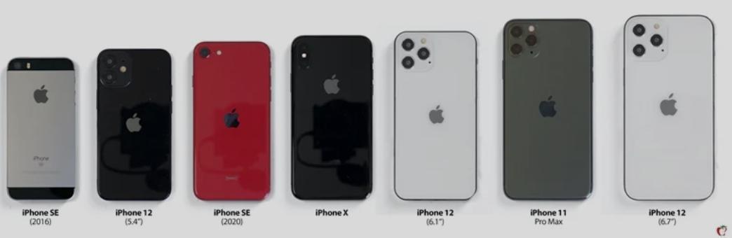 iPhone 12 ailesi mevcut iPhone modelleriyle karşılaştırıldı