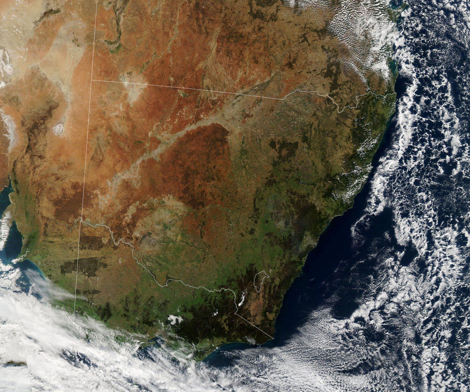 İki yıllık kuraklığın ardından Güneydoğu Avustralya yeşile dönüyor