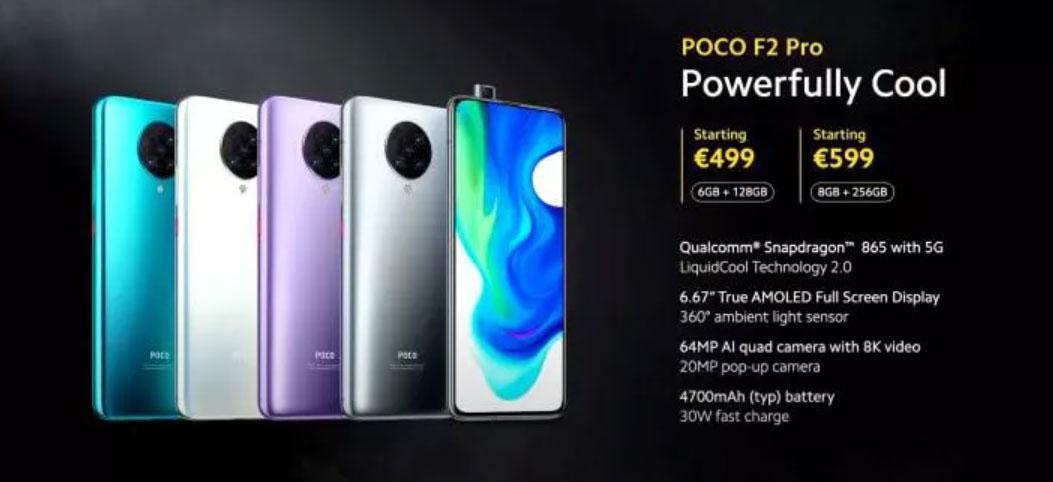 POCO F2 Pro resmi olarak tanıtıldı POCO F2 Pro fiyatı ve özellikleri