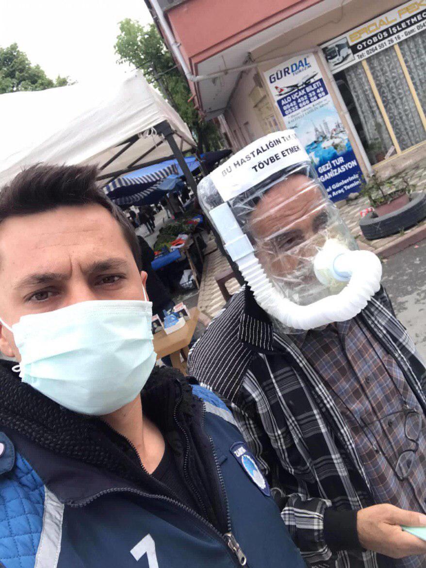 Lavabo giderinden maske yaptı: Bu hastalığın tek şifası tövbe etmek